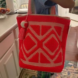 NWT Large Canvas Beach tote
